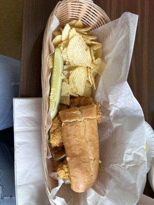 Catfish poboy