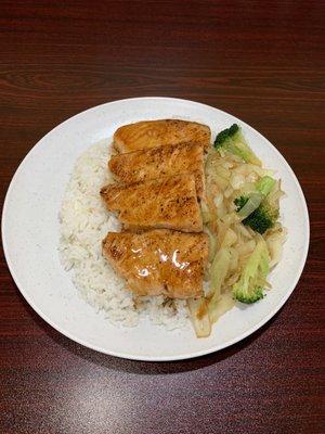 Salmon teriyaki