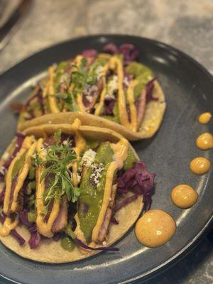 Ahi tuna tacos