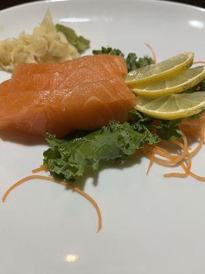 Salmon sashimi