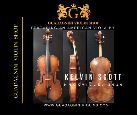 Featuring an American viola by Kelvin Scott, 2010