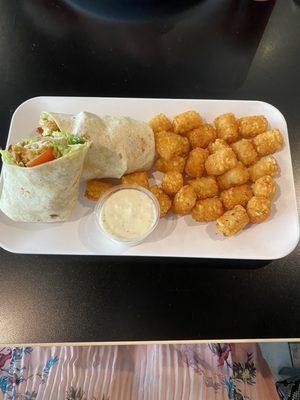 Crispy Chicken Ranch Wrap