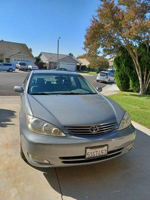 Front view of my car with new paint job.