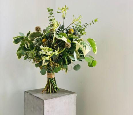 An arrangement from our Native Greens collection.