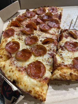 Pepperoni pizza