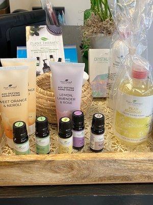 Plant Therapy is sold here. Essential oil products.