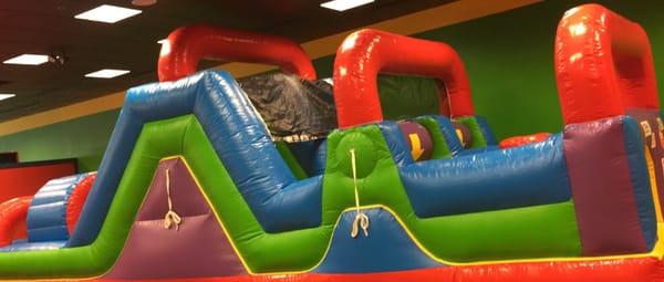 Our 27' obstacle course is a blast for children of all ages!