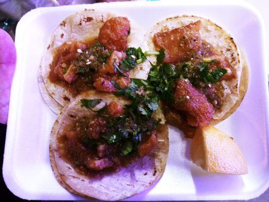 Tacos de Chicharron