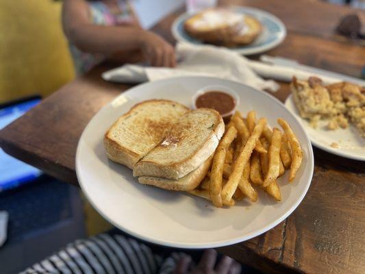 Jalapeño grilled cheese