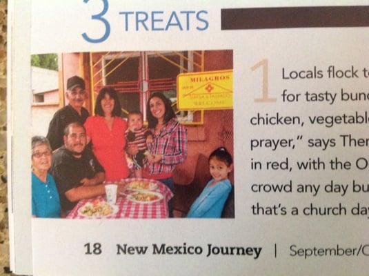 We were photo graphed in New Mexico Journey!