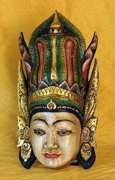 Hand carved Balinese Mask.