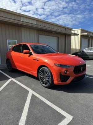 Paint protection film (ppf) for this mew Maserati!