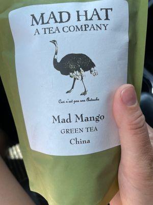 One of many perfectly blended teas from mad hat