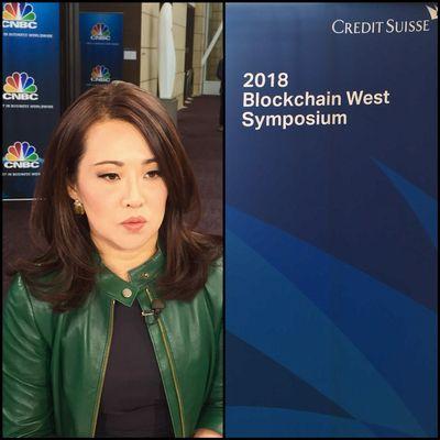 Maria Lee Makeup & Hair - blowout and natural makeup for CNBC news anchor Melissa Lee