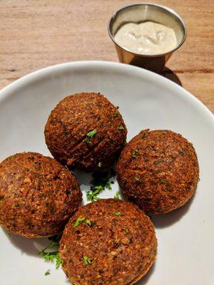 Falafel with tahini