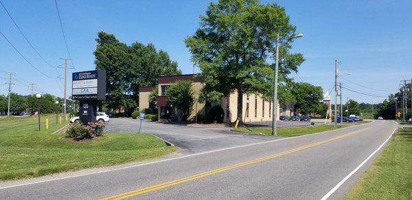 View of building from street