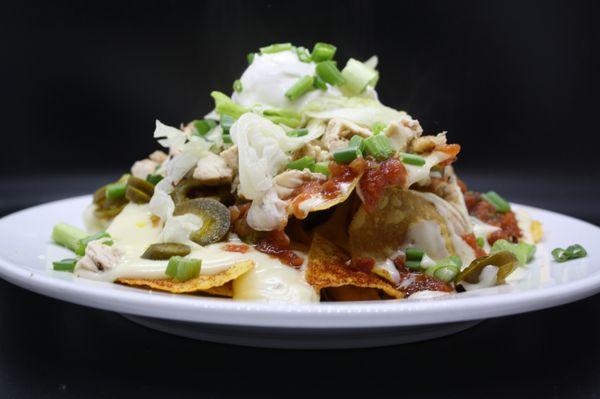 Grilled chicken nachos!