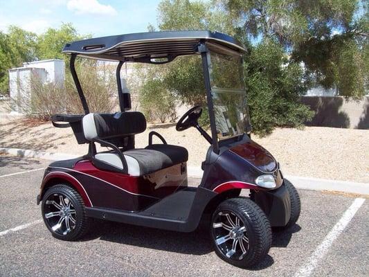 We offer accessories and installation services for Ezgo, Club Car and Yamaha golf carts