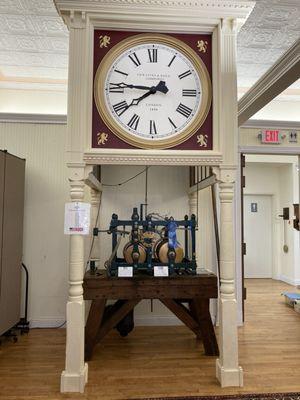 Restored clock from Britain