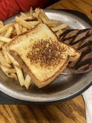 Sirloin Steak. So gross you had to spit it out