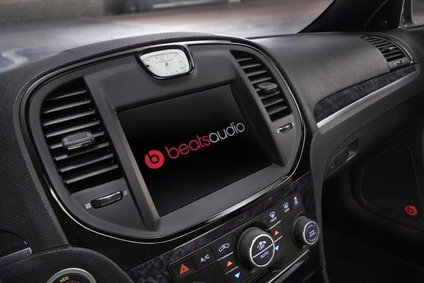 Beats Audio system featuring "Sirius XM" satellite radio.