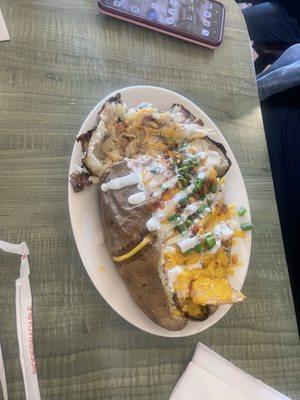 Huge baked potato