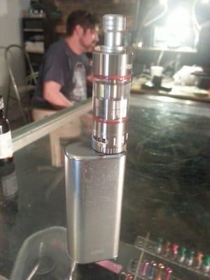 My new tank for my max VG juice! (And the owner)