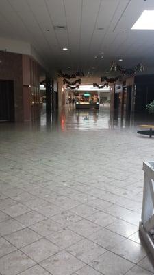 Dark and empty mall