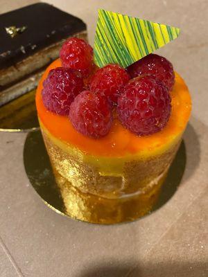 Passion fruit tart