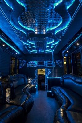 28 passenger Luxury Limo Bus