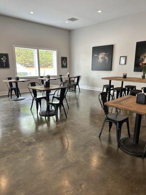 Expansive dining room