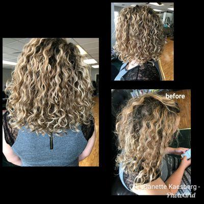 Deva Curl before and After!