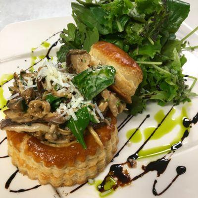 Mushroom Tartlette vegetarian