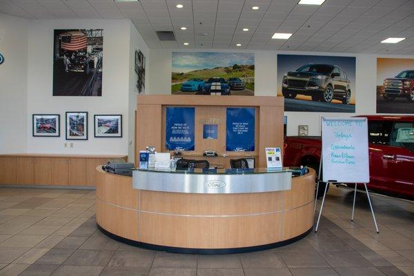 Griffin Ford of Waukesha's Reception Area