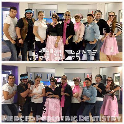 50's day at Merced Pediatric Dentistry.