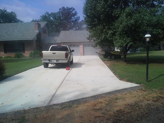 concrete driveway hot springs ar