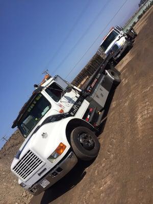 Helping some friends out move their tractors..  Serving Ventura county since 85' give us a call (805)4832623