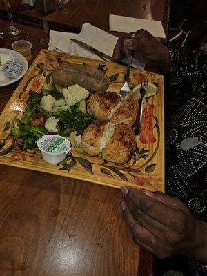 Broiled Stuffed Flounder