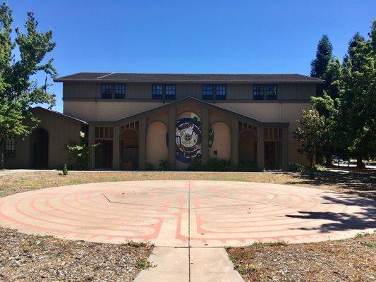 Labyrinth outside my Danville, CA office