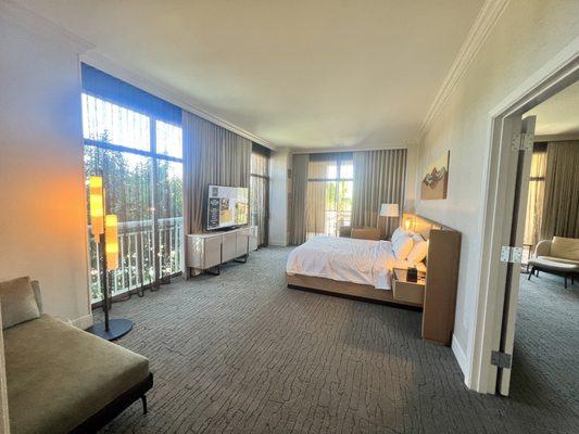 Executive Suite. A gorgeous room with a view of the lazy river.