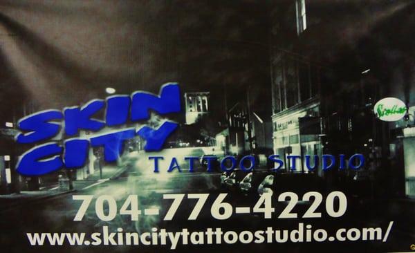 skin city tattoos studio, monroe, charlotte, nc, 704-776-4220