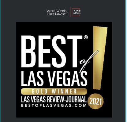 Gold Winner Best of Las Vegas Civil Rights Law Firm!