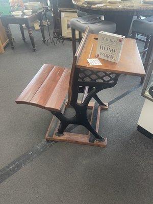 Antique School Desk