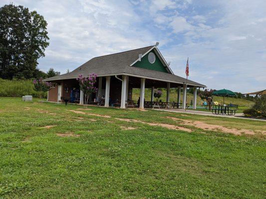 Reservable pavilion at Troutman ESC Park