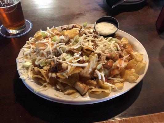 Buffalo Chicken Nachos