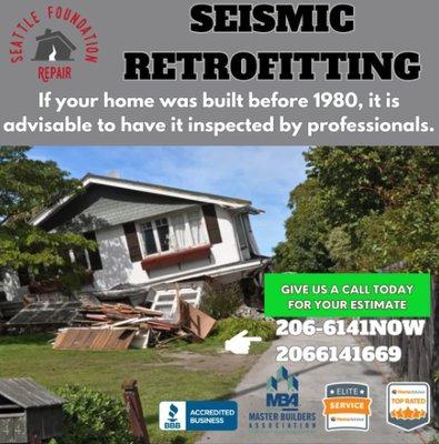 Seismic retrofitting.