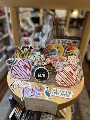 Great selection of good quality stickers in stock all the time