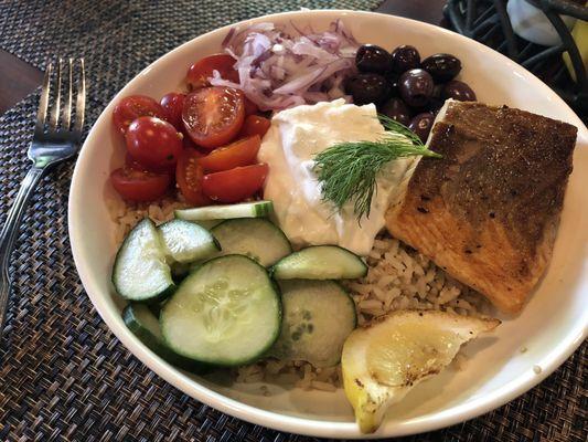 Salmon bowl