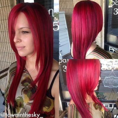 Beautiful red done by Margaret