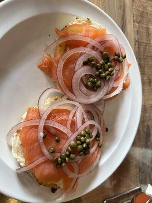 Lox and bagel